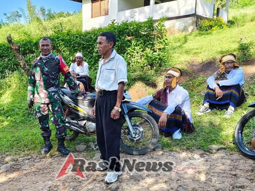 Sinergitas TNI-Polri: Babinsa dan Bhabinkamtibmas Kompak Jaga Keamanan Desa Hangalande