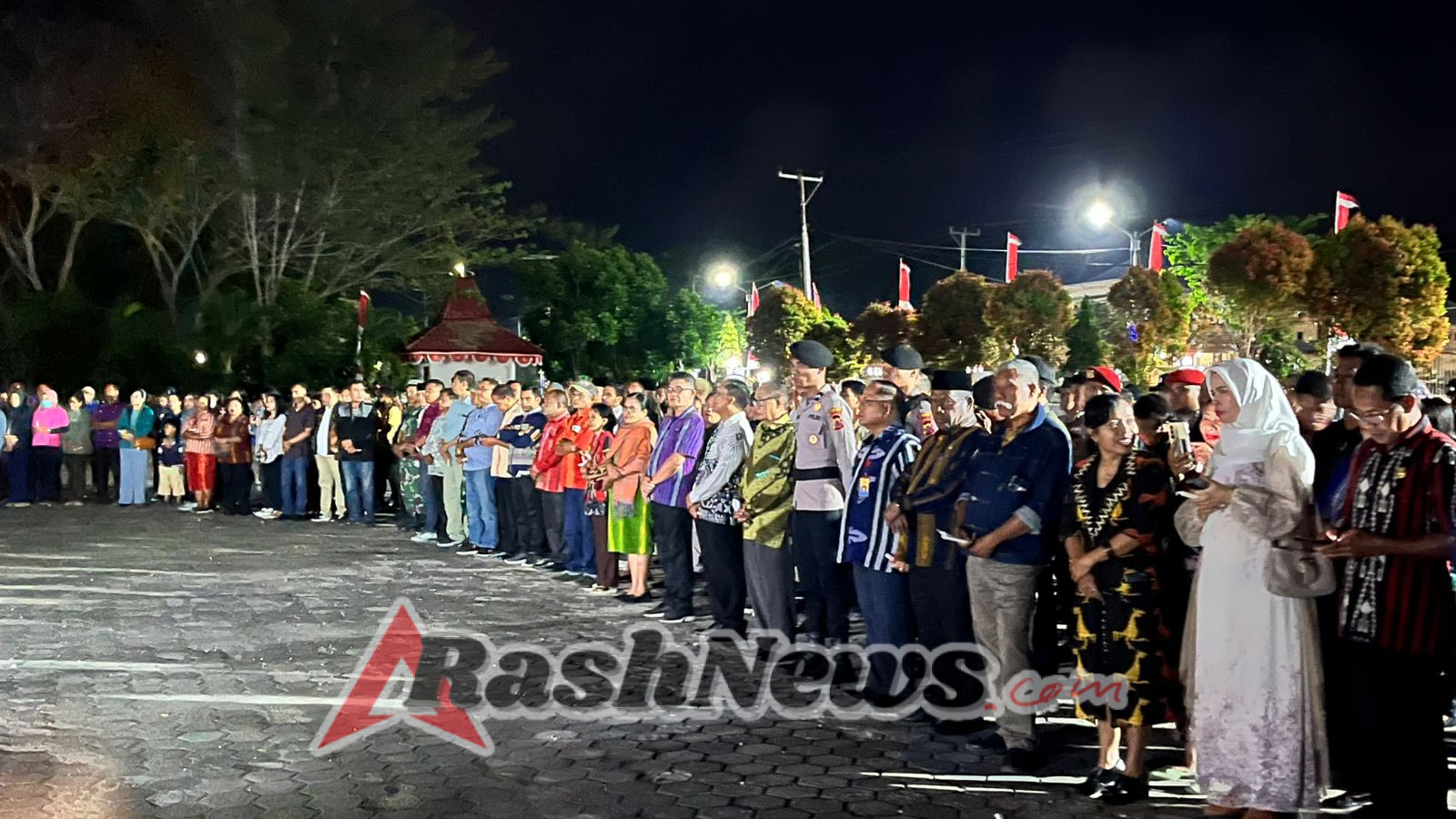 Kodim 1613/Sumba Barat Hadiri Doa Bersama Lintas Agama untuk Kedamaian Negeri