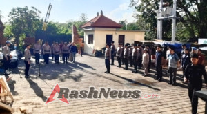 Antisipasi Perkembangan Sitkamtibmas, Polres Bandara Laksanakan Apel Siaga