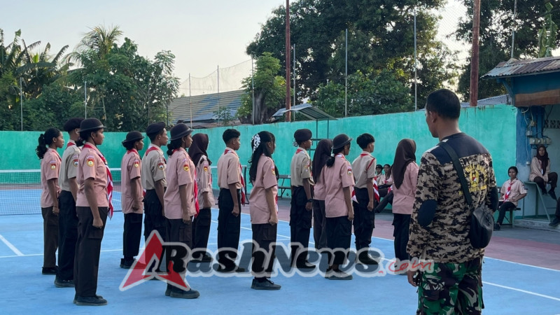 Pembinaan Disiplin dan Nasionalisme, Kodim 1603/Sikka Latih PBB Anggota Saka Wira Kartika