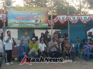 Danramil 1607-06/Lape Lopok Hadiri Penutupan Futsal Outdoor STOMPA Cup 2025