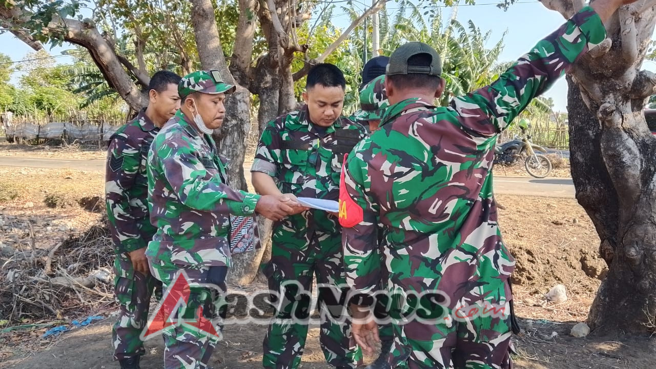 Pasi Log Kodim 1608/Bima Ikut Mendampingi Peninjauan Proyek Strategis Batalyon TP