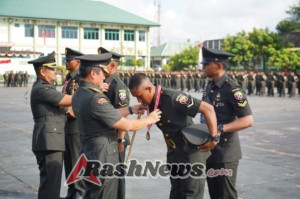 Pangdam IX/Udayana Pimpin Penutupan Pendidikan Pertama Bintara TNI AD TA 2025 di Tabanan