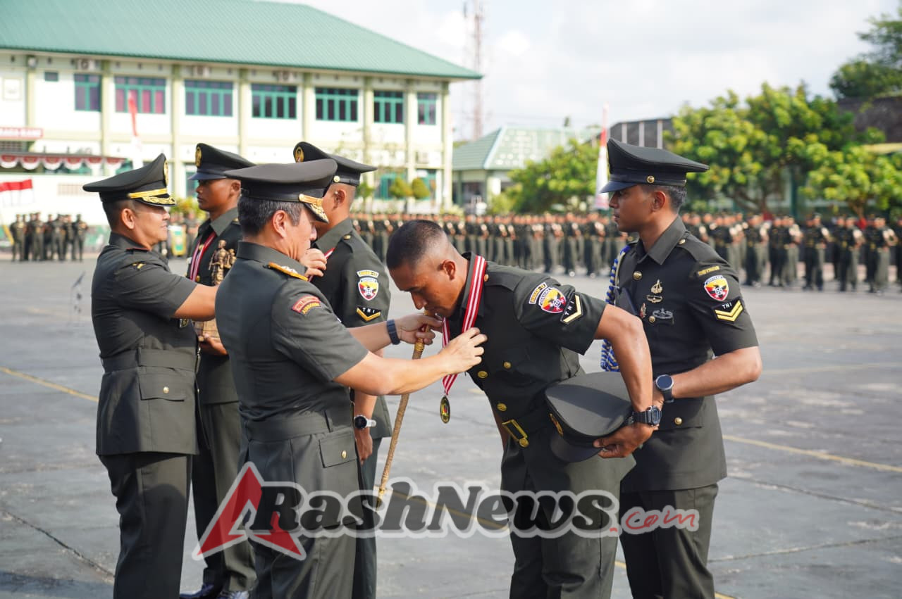Pangdam IX/Udayana Pimpin Penutupan Pendidikan Pertama Bintara TNI AD TA 2025 di Tabanan