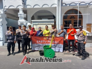 Polsek Kuta Selatan Gelar Program Sabtu Peduli Di Masjid Jami’Mujahidin Tanjung Benoa