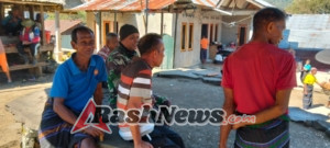 Dekat dengan Rakyat, Babinsa Serka Petrus Gobhe Lakukan Komsos di Ndona Timur