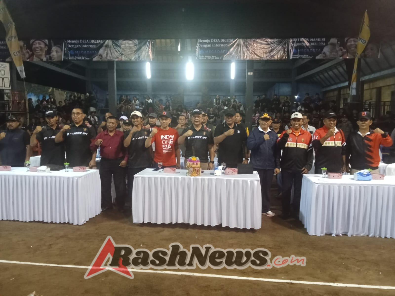 Turnamen Bola Volly R.Jozz 24 Cup I tahun 2025 yang di ikuti 26 team junjung sportifitas dan fair play