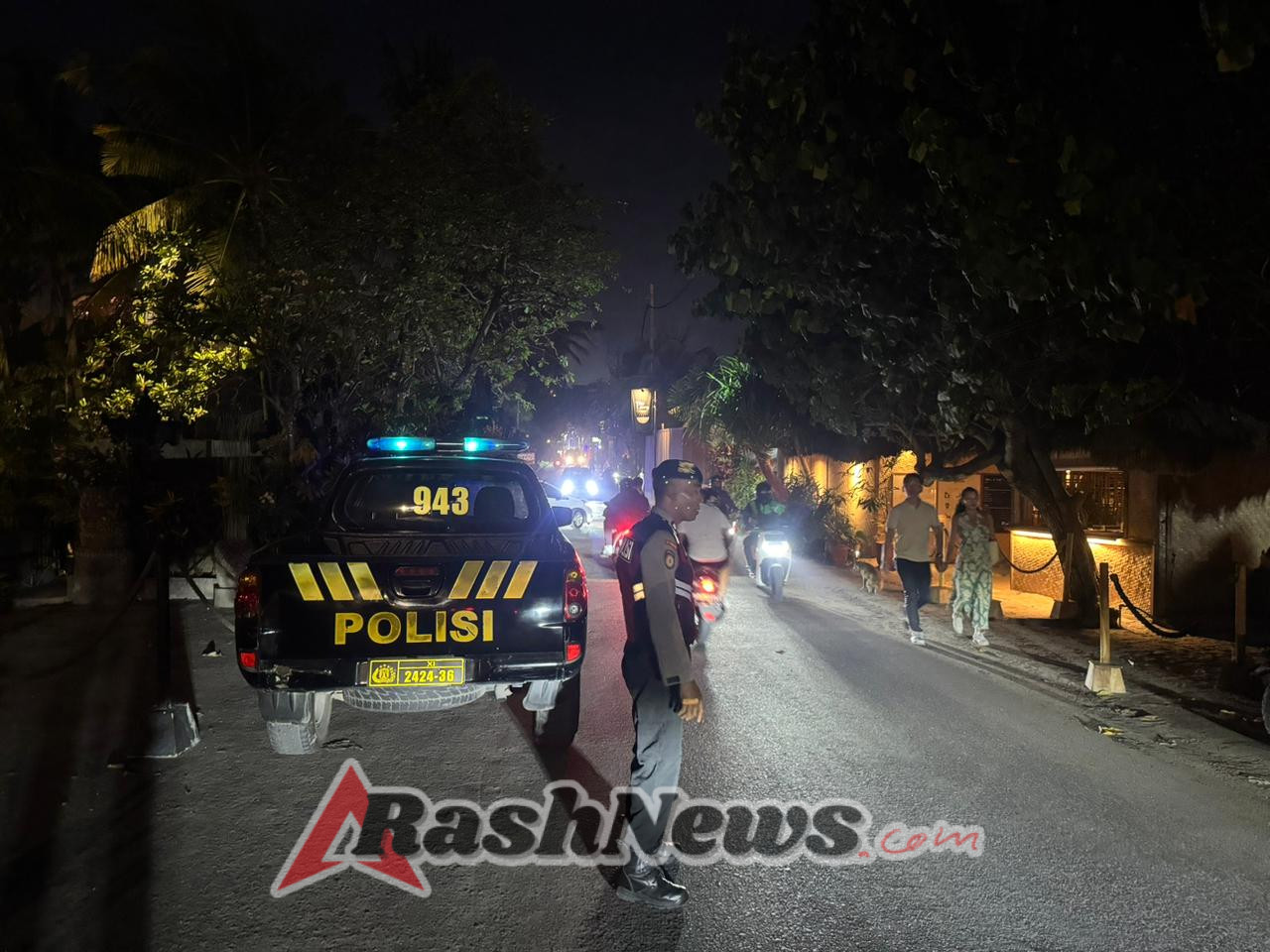 Tak Henti Patroli Unit Samapta Polsek Kuta Utara Susuri Jalur Pariwisata