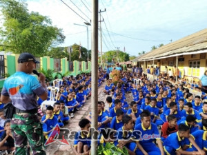 Satgas Pamtas dan Dunia Pendidikan Bergandeng Tangan Wujudkan Generasi Berkarakter