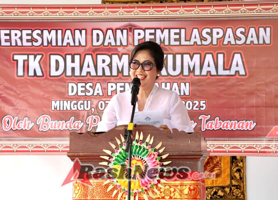 Peresmian Aula TK Darma Kumala, Bunda PAUD Tabanan Tekankan Pentingnya Dukungan PAUD