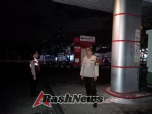 Patroli Subuh, Polsek Mengwi Sambangi Kompleks Pertokoan