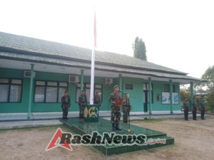 Upacara Bendera Kodim 1614/Dompu Teguhkan Jiwa Nasionalisme Prajurit