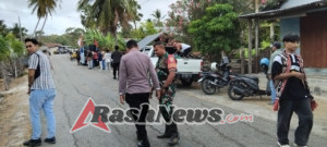 Babinsa Koramil Pantau Pergerakan Massa Jelang Aksi Damai ke Polres Rote Ndao