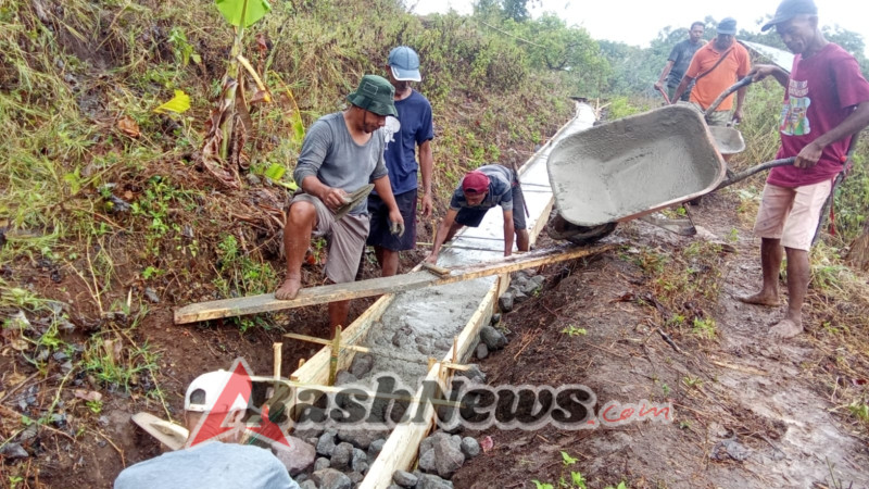 Babinsa Boawae Aktif Pantau Kegiatan Pertanian: Irigasi Persawahan Jadi Prioritas