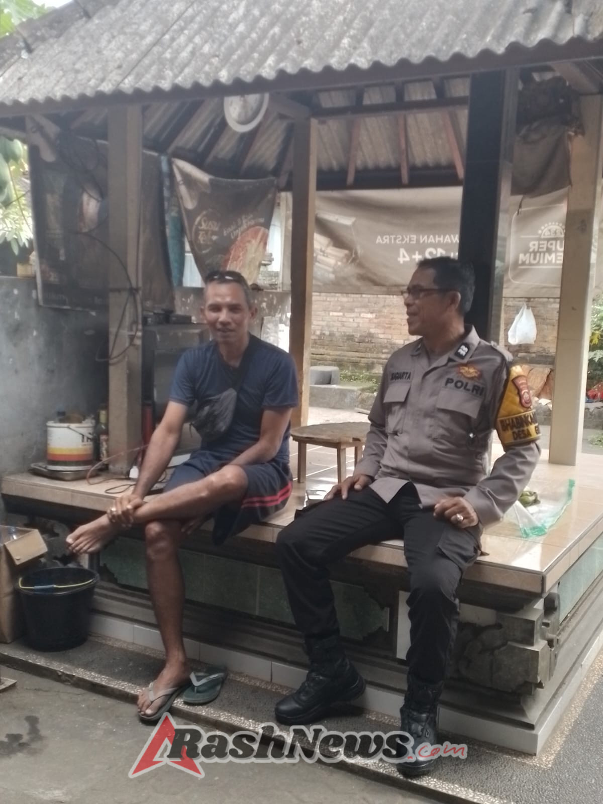 Sambang, Dialogis Bhabin Desa Gubug bersama warga