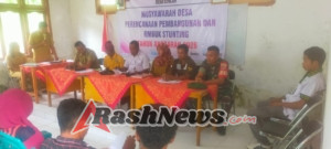 Babinsa Koramil 1612-04/Elar Hadiri Musrenbangdes dan Rembuk Stunting TA 2026 di Desa Lencur