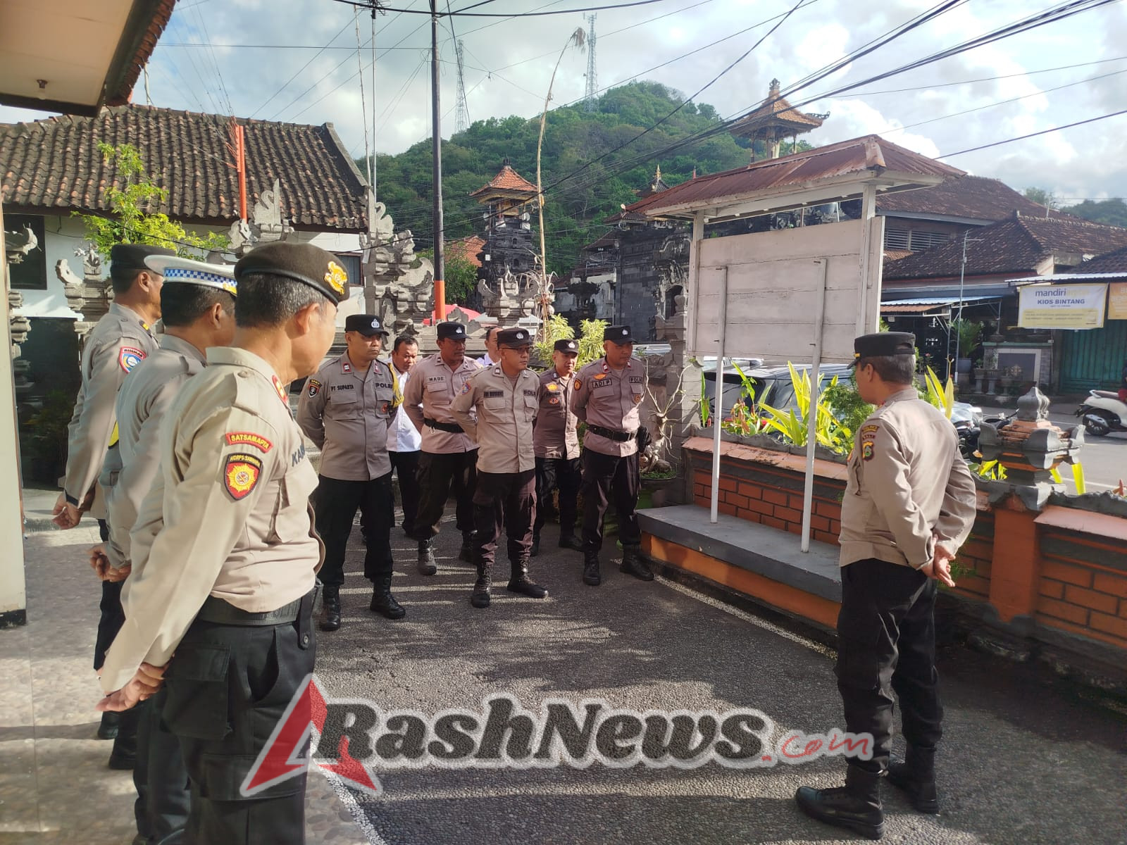 Apel Pagi Polsek Kawasan Pelabuhan Padangbai