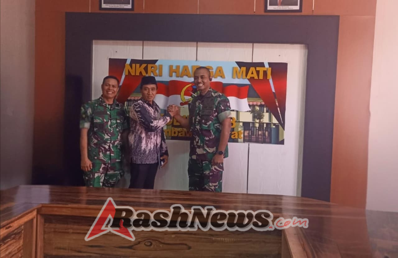 Silaturahmi Dandim 1628/Sumbawa Barat Perkuat Sinergi TNI dengan Dunia Pendidikan Islam