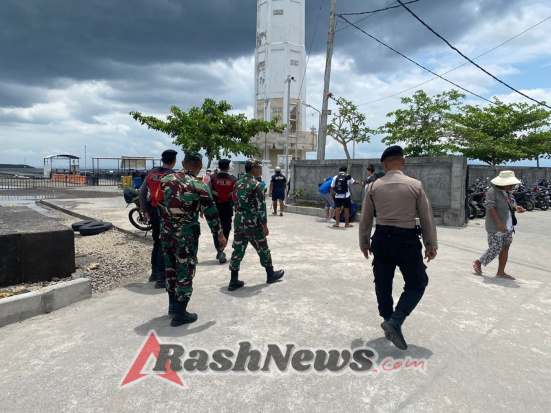 Koramil Nusa Penida Bersinergi Bersama Polsek Pastikan Kondusifitas Wilayah Dengan Patroli Gabungan