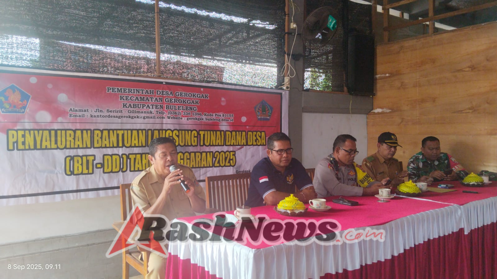 Bantuan Tepat Sasaran: Babinsa Kawal Penyaluran BLT Dana Desa di Gerokgak