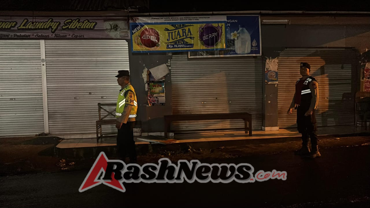 Guna Cegah Gangguan Kamtibmas Polsek Bebandem Gelar Blue Light Patrol demi Terjaganya Harkamtibmas Agar Situasi Aman Kondusip