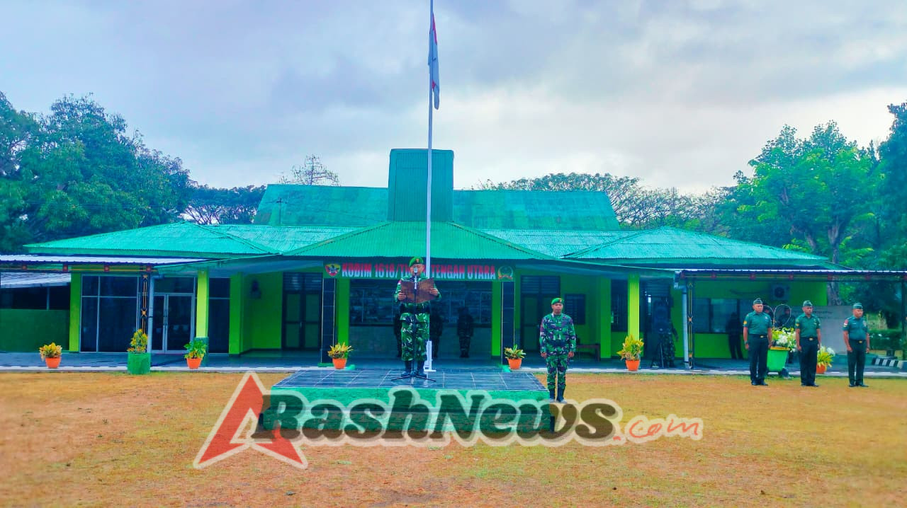 Semangat Nasionalisme dan Disiplin TNI Terpancar dalam Upacara Bendera Makodim 1618/TTU