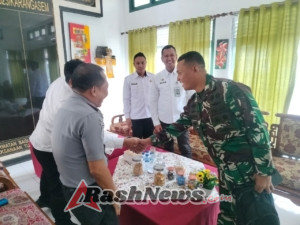 Komandam Kodim 1623/Karangasem terima kunjungan silaturahmi Kalapas jajaran Kab.Karangasem.