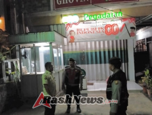 Wujudkan Keamanan Perbankan & Lembaga Keuangan, Samapta Polsek Abiansemal Gelar Patroli Dialogis