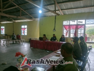 Memperlancar Pembangunan Desa , Serka Okri Bano Hadiri MUSRENBANG Di Kantor Desa Ofu Kec. Kolbano