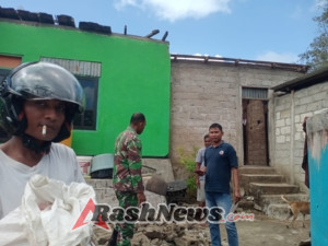 Hujan dan Angin Kencang Rusak Tiga Bangunan Warga di Desa Sotimori Rote Ndao