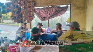 Babinsa Desa Landih Imbau Warga Tingkatkan Kesiapsiagaan Hadapi Cuaca Ekstrem