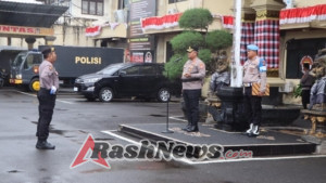 Tak Surutkan Semangat, Polres Badung Gelar Upacara Haornas ke-42 di Tengah Hujan