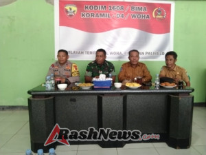 Danramil Woha Tegaskan Sinergi Kuat dalam Pelaksanaan Karya Bhakti di Pasar Tente