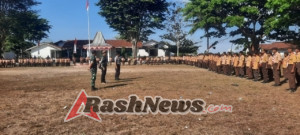 Babinsa Koramil 01/Lewa Bersama Pramuka di Perjusami Ranting Lewa Tahun 2025