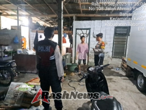 Blue Light Patrol Polres Tabanan Cegah Kejahatan 3C di Wilayah Hukum Tabanan