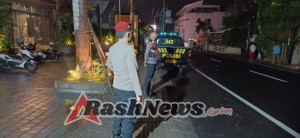 Polsek Kuta Utara Tingkatkan  Patroli Di Wilayah Rawan Bencana