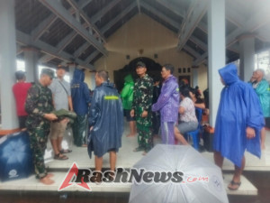 Pastikan Keselamatan Warga, Dandim Klungkung Terjun Langsung Ke Lokasi Banjir