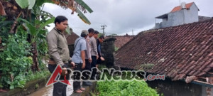 Kapolres Gianyar Tinjau Lokasi Bencana Alam, Imbau Warga Tingkatkan Kewaspadaan