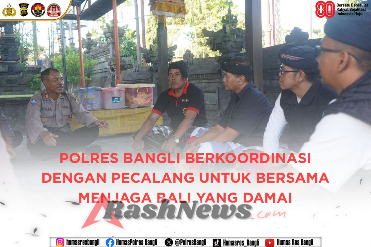 Polres Bangli Bersinergi dengan Pam Swakarsa Wujudkan Bali Damai