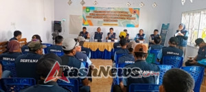 Babinsa Labuhan Jambu Hadiri Bimtek Pembentukan Desa Tangguh Bencana dan Pengukuhan FPRB