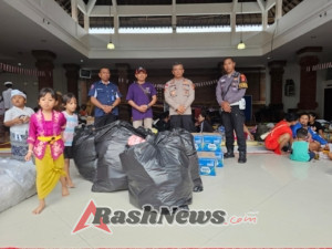 Bantuan Donatur Terus Mengalir ke Posko Pengungsian Banjar Tohpati