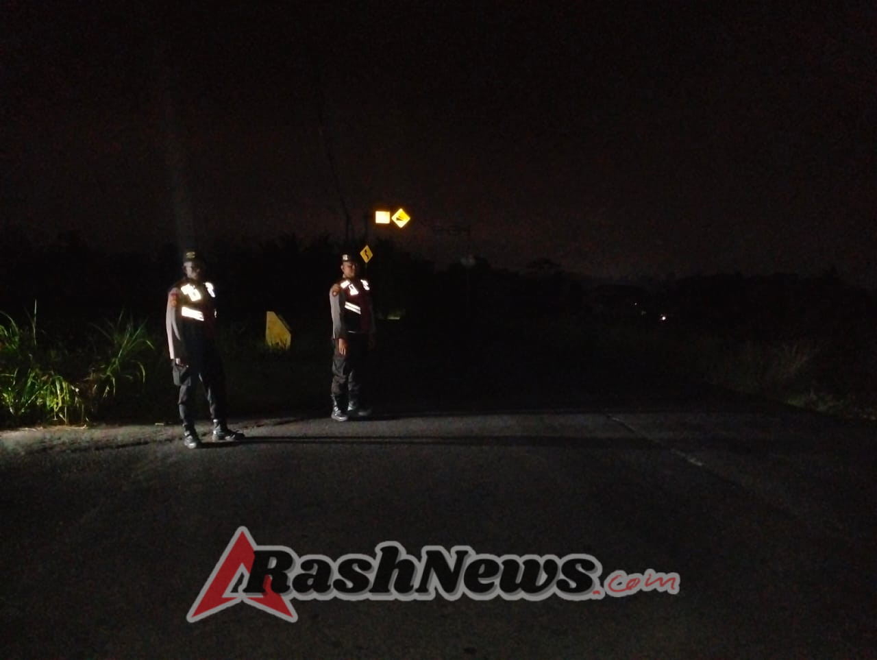 Antisipasi Tindak Kriminalitas, Polsek Abiansemal Rutin Patroli Subuh Di Jalur Sepi