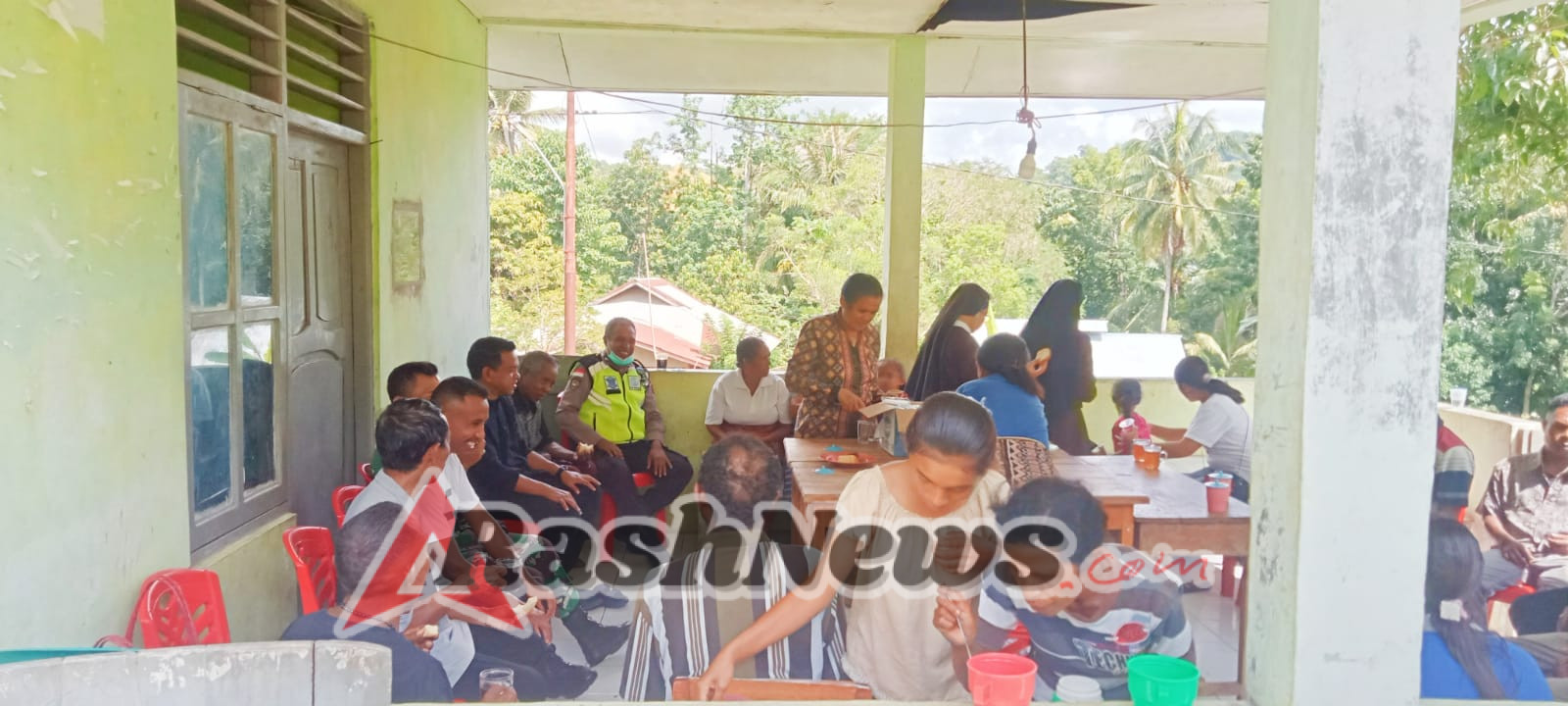 Babinsa Koramil 1618-05/Biut, Koptu Ketut Robin Suardana, Aktif Dukung Kegiatan Masyarakat di Desa Taunbaen Induk