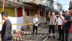 Kapolresta Denpasar Bersama Forkompinda Tinjau Karya Bakti Pembersihan Pasar Badung dan Kumbasari Pascabanjir