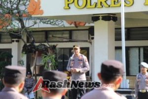 Waka Polres Tabanan Pimpin Apel Siaga Bencana, Wujud Kepedulian Dan Bhakti Sosial Untuk Masyarakat Terdampak