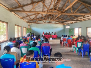 Babinsa Hadiri Musrenbangdes di Desa Baobolak