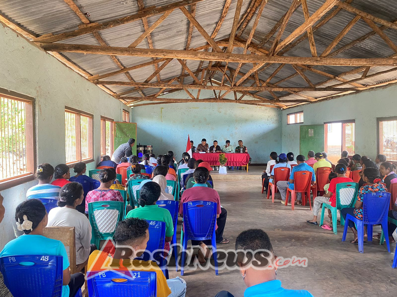 Babinsa Hadiri Musrenbangdes di Desa Baobolak