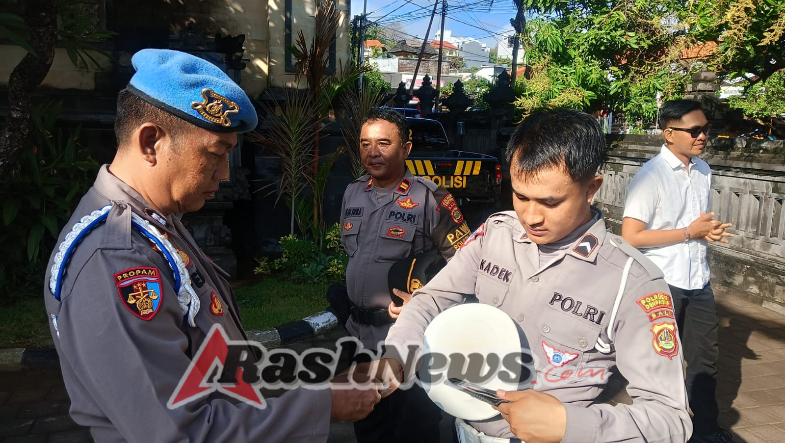 Tingkatkan Disiplin dan Profesional Personil, Kanit Propam Polsek Kuta Selatan Gelar Gaktibplin