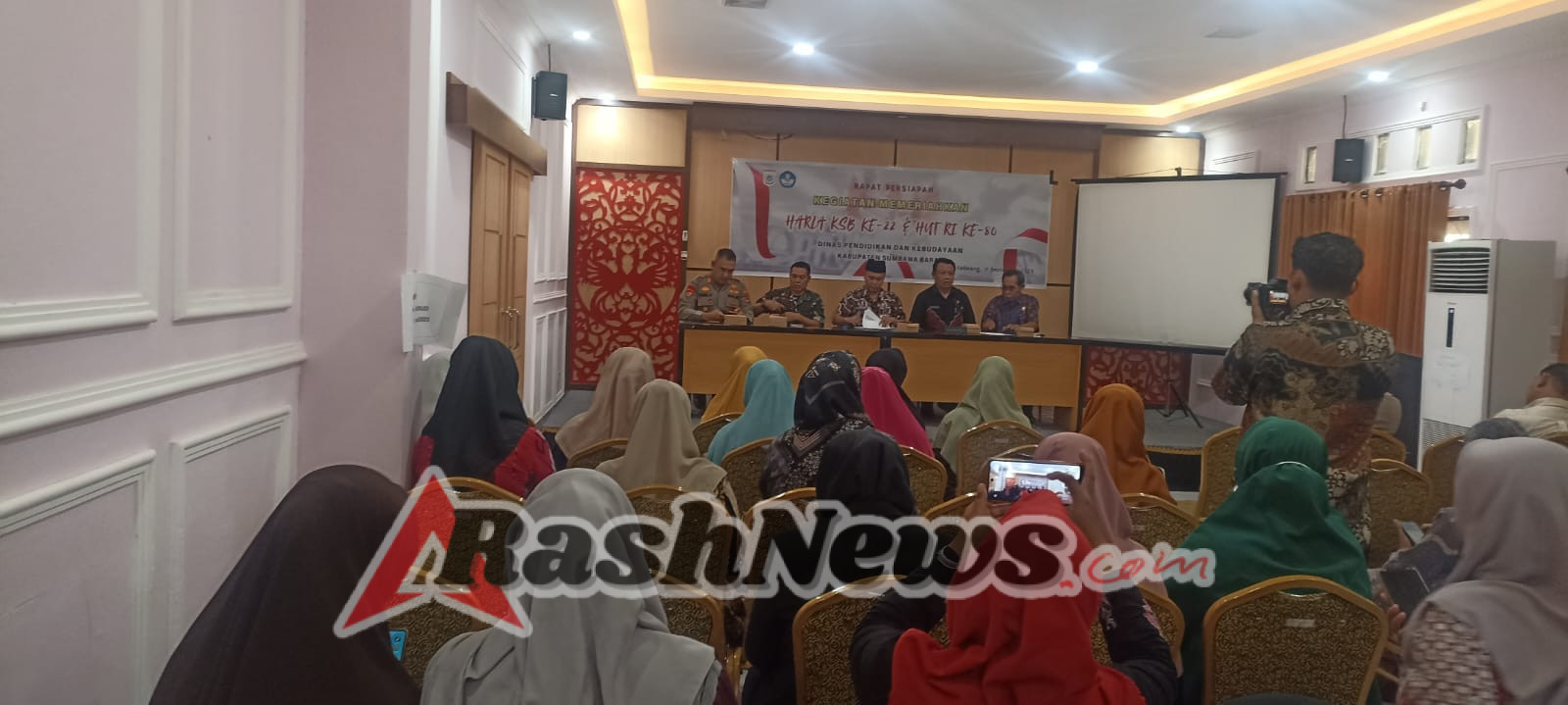 Kasdim 1628/KSB Hadiri Rakor Wujudkan Sukses Harlah Kabupaten dan Hari Kemerdekaan