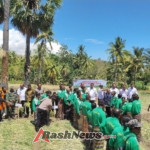 Plh Danramil 1603-02/Talibura Hadiri Panen Bawang Bersama Bupati dan Forkopimda Sikka